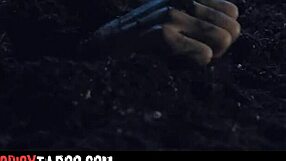 Hot Foursome Milfs Bang In Taboo Graveyard Garden