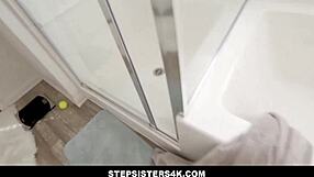 stepsisters4k tiny blonde teen stepsis hannah hawthorne stuck bathtub fucked pov by jay rock stepbro
