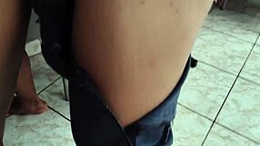 BBW Brazilian tits milk bbc while fat ass spreads for domination!