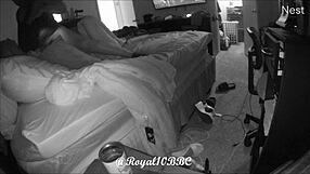 late night tall latina takes big black cock bent over to creampie finish