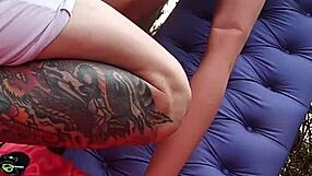 i came so hard in the little blonde fuck doll's tight anal hole