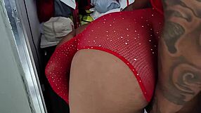 BBW Brazilian tits milk bbc while fat ass spreads for domination!