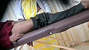 Lucky Patient's Cock Stroked by Sexy Doctor in Hospital