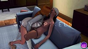 Shemale Futa Sneaks Cock Into Girlfriend During Steamy Movie Night Orgasm