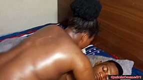 PASTOR POUNDS WIFE BENT OVER OILED BELLY BEFORE CHURCH!