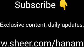 Virgin Petite Hana Mour Fingers Tight Wet Pussy Bent Over in Hot Solo Masturbation