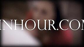 Dkye wets her strapon fingering petite latina in hotdog lesbian contest 😈👅