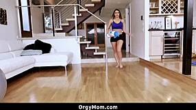 Ran into hot stepmom who drops for stepson sucking big cock monster tits