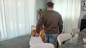 Busty Blonde Breezy Bri Takes Extra Dick in BTS Cowgirl Doggystyle Ride