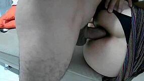 skinny latina teen princess bends over sofa for anal assfucking head only from well-endowed guy