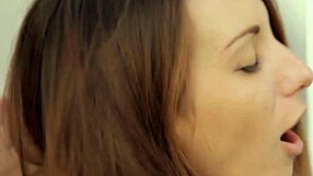 Cum Covered Bed Babe Swallows Huge Load After Quickie Fuck