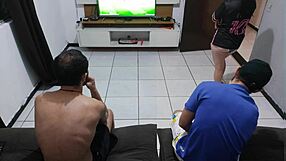 Hubby Loses Bet Watches Me Bareback Fucked by His Friend Cuckold Cumshot Closeup