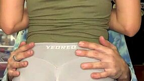 my girlfriend's friend asks me to film her dancing in sexy shorts