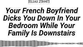French Boyfriend Pounds Your Wet Pussy Hard While Family Hears Teasing Moans Creampie