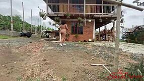 stepdaughter and i strip naked on neighbor's farm lustfully