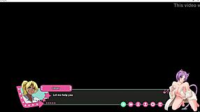 clover strokes futanari cock and pussy in part 2 handjob masturbation