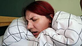 Stepfather Fucks Tight Ass in Bed While Stepmom Away