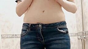 god i really gotta pee so bad... watch me strip and piss through my panties into the bath then squeeze it all in your mouth