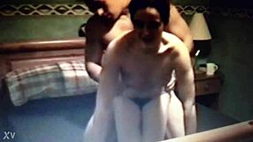 my cheating brunette girlfriend takes it deep anal from her slutty friend bareback assfucking