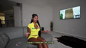 i edge my big titty ebony step-sis cock till she begs