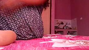 masturbate in friend's room while fingering hairy pussy and spitting on huge ass