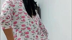 hey check out this curvy milf shaking her big ass and flashing huge nipples