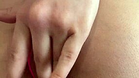 watch me masturbate hairy pussy close up through sexy thong!