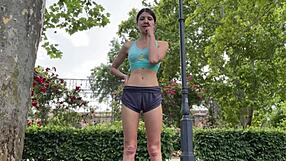 Yo Gina Gerson Petite Yoga Instructor Rides Cock Cowgirl Licks Juicy Pussy Close Up Moaning