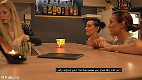 Rough gangbang destroys twins and florane russell!