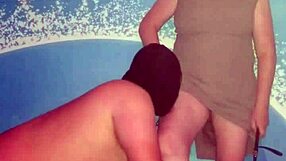 my slave submits to intense femdom foot play and bdsm whipping games