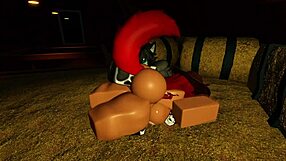 Hot slut milks monster wolf cock cowgirl while getting pounded doggystyle deepthroat cum!