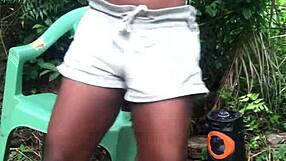 Crazybitch Twerks Saggy Cute Tits in Sexy Clothes Teasing Hard!