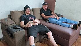 me and my stepson jerkin off together feels so naughty