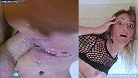 whoa this brutal italian milf's gaping asshole gets destroyed with extreme anal pain and piss submission 😈💦