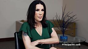 Fit mature wife mounts teacher's hard cock