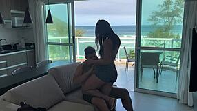 back from beach so horny i exploded squirting on that bandido's thick cock ride