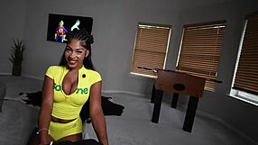 i edge my big titty ebony step-sis cock till she begs