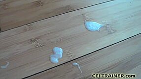 Prove Loyalty Swallowing Your Own Cum in CEI Challenge