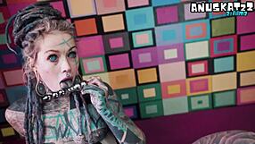 Skinny Goth Newbie Takes First Time Anal Ass to Mouth Big Cock Doggystyle