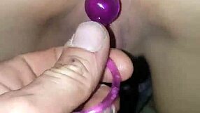 Feel those anal beads stretching your tight asshole before full assfucking?