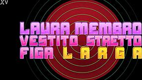 Laura's Dressed Tight Pussy Stretched Wide with Cock