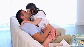 i couldn't resist fucking my hot student right there in my own home