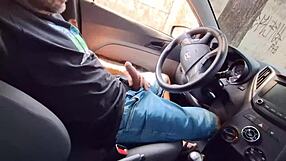 oh no that strange rooster jerks off right in public outdoors