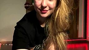 Horny BBW Blonde Spreads Big Natural Tits and Fat Ass Wide in Close-Up Doggystyle Webcam Wet Pussy View