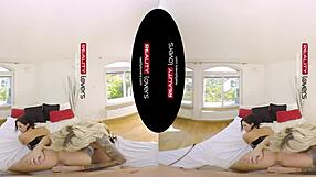 Two fetish milfs in latex heels take double blowjob doggystyle in threesome pounding