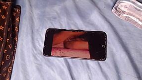 Blonde ebony ready for reversed cowgirl pounding?