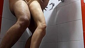 Petite Colombian Milf Nora Cheats on Hubby with Andy Z's Monster Cock in Hotel Shower Deepthroat Doggystyle