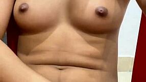 young latina babe reveals her petite pretty body in solo masturbation to intense orgasm