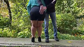 Lustful Mother-In-Law's Too-Short Skirt Flashes Beaver Leading To Bent-Over Doggystyle In Heels
