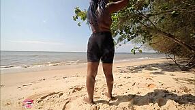 wanna join this horny ebony couple fucking on an african beach?